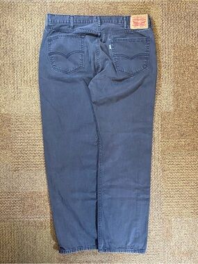 vintage Levi’s 505 jeans mens 38x34 faded charcoal straight/wide leg fit